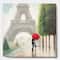 Designart - Paris Romance Couples III - French Country Premium Canvas Wall Art